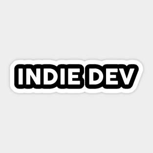 Indie Dev Sticker